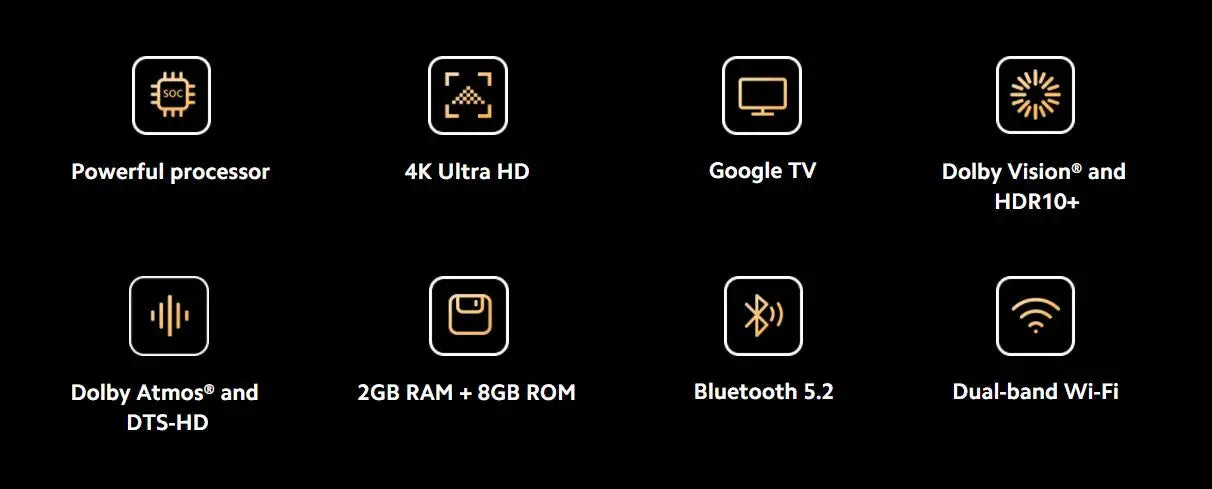 Xiaomi TV Box S 2nd Gen, Google TV smart tv Box, 4K Ultra-HD Quad-core Processor Dolby Vision HDR10+ Google Assistant,BT 5.2