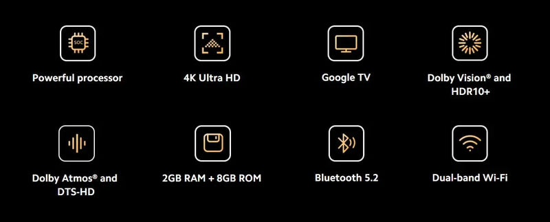 Xiaomi TV Box S 2nd Gen, Google TV smart tv Box, 4K Ultra-HD Quad-core Processor Dolby Vision HDR10+ Google Assistant,BT 5.2