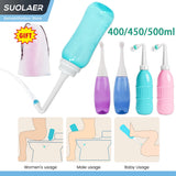 Portable Bidet Spray Handheld Travel Bidet for Pregnant Women Baby Cleansing Water Washer Bottle Baby Showers Mom Bottle 4/500ml