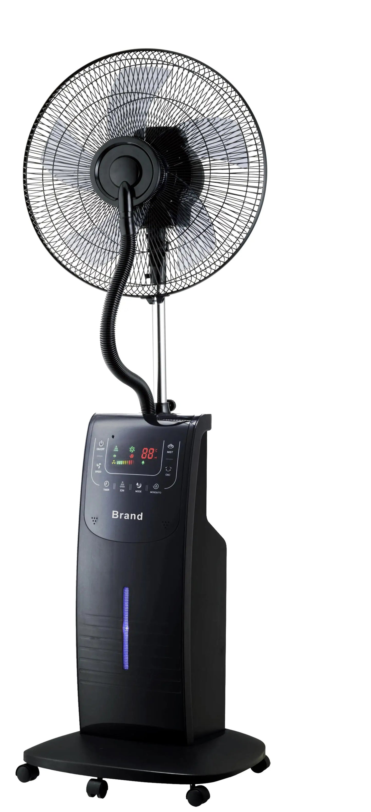 Air Cooler Domestic Standing Humidifier Mist Fan With Remote Water Mist Fan Spray