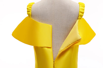 2025 Cosplay Belle Princess Dress Girls Dresses For Beauty and beast Party Clothing Magic stick crown Costume 3-12Y