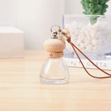 1Pc 8ML Conical Flask Empty Bottle Car Pendant Car Essential Oil Diffuser Fragrance Air Freshener Scent Perfume Bottle Ornament