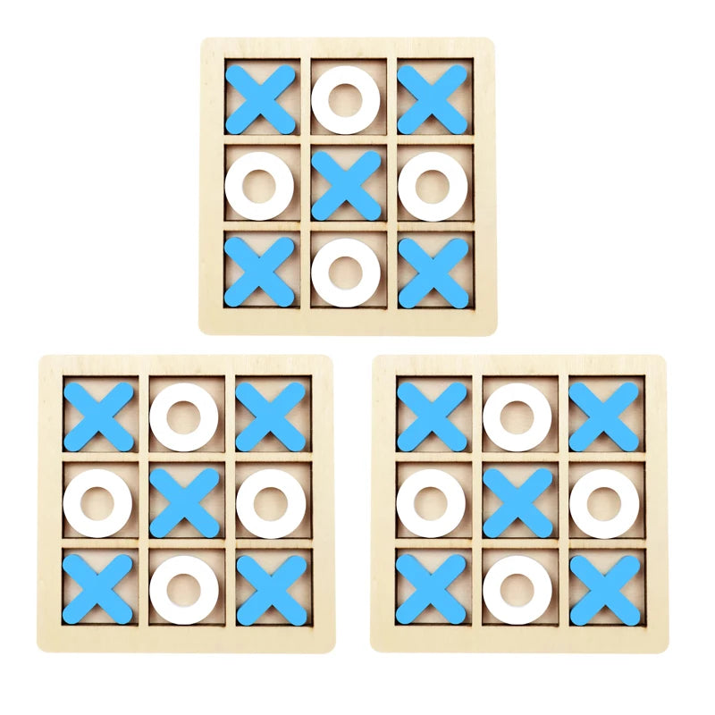 Montessori Play Game Wooden Toy Mini Chess Interaction Puzzle Training Brain Learning Early Educational Toys For Children Kids