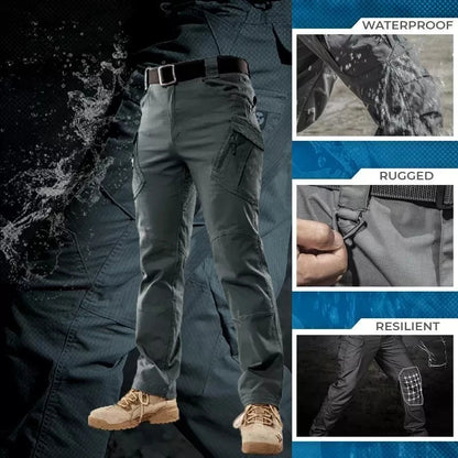 Tactical Waterproof Pants SWAT Combat Army Trousers Many Pockets Waterproof Wear Resistant Casual Cargo Pants Men 2022