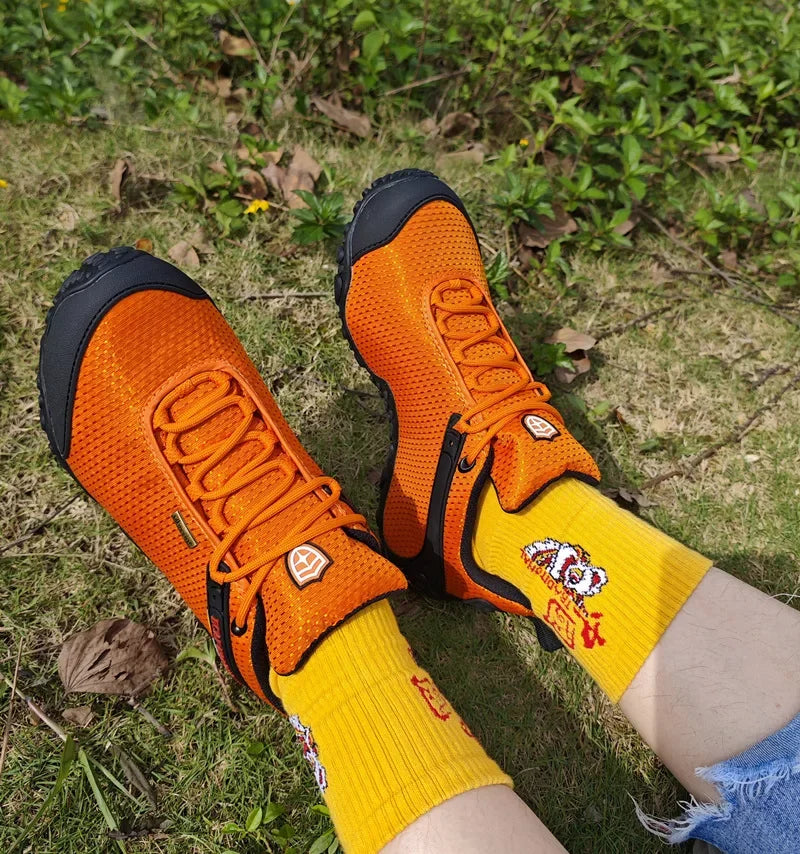 Men Climbing Shoes Big Size Women Sneakers Outdoor Hiking Trainers Anti-slip Comfortable Walking Sport Shoes Couple Travel Shoe