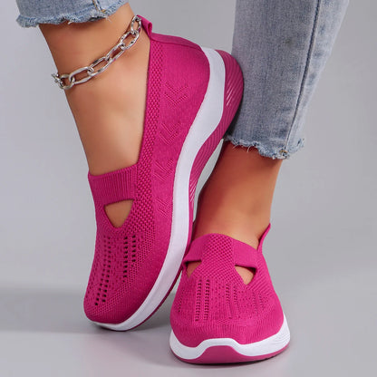 Zapatillas deportivas de primavera para mujer, modernas, transpirables, ligeras, antideslizantes, resistentes al desgaste, informales, planas.