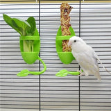 1Pc Bird Cuttlebone Holder Bird Cage Feeding Holder Vegetable Fruits Cuttlebone Holder for Parrot Parakeet Bird Feeder