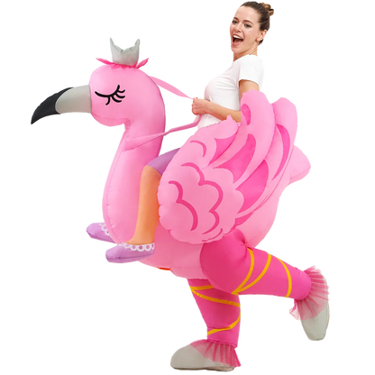 Adult Rooster Inflatable Costume Funny Unicorn Elk Animals Inflatable Suit Halloween Carnival Half Body Blow Up Suit for Cosplay