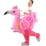 Adult Rooster Inflatable Costume Funny Unicorn Elk Animals Inflatable Suit Halloween Carnival Half Body Blow Up Suit for Cosplay