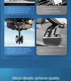 Rearview Mirror Phone Holder for Car, 360 Rotation Phone Mount, Stable Gripper Smartphone Navigation Bracket for iPhone Samsung Xiaomi