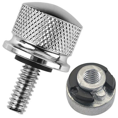 Motorcycle Universal Rear Fender Seat Screw Bolt Nut Knob Cover For Harley Sportster Fatboy Dyna Softail V-ROD Touring Tri Glide