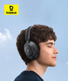 Fone de Ouvido Sem Fio Baseus EH10 NC ANC com Cancelamento de Ruído Híbrido Adaptativo de 45dB, Hi-Res LDAC, Bluetooth 6.0 e 80 Horas de Autonomia