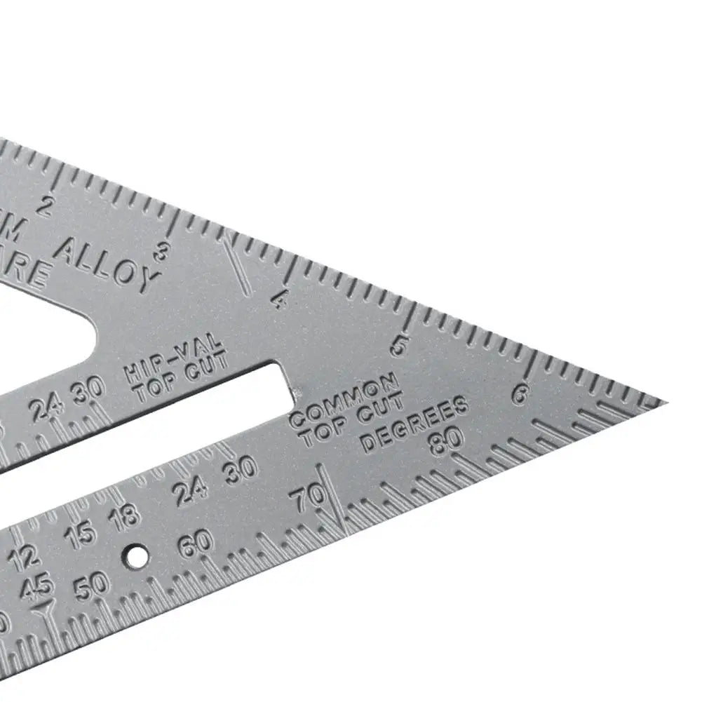 Thickening Angle Rule Aluminum Alloy Carpenter Measurement Square Ruler Layout Tool Measurement Tool Triangle Rule 90 Degree