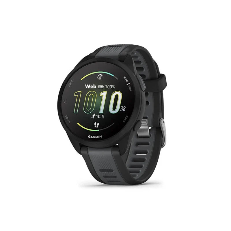 Garmin Forerunner 165 Basic Style Smart Sports Watch, 1.2 Inch Amoled Screen, Gps, Compatible with Multiple Languages