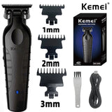 Kemei KM-2299 Professional Hair Clipper 1200mAh Electric Hair Clippers USB Rechargeable Hair Trimmers Hair Cutting Machine