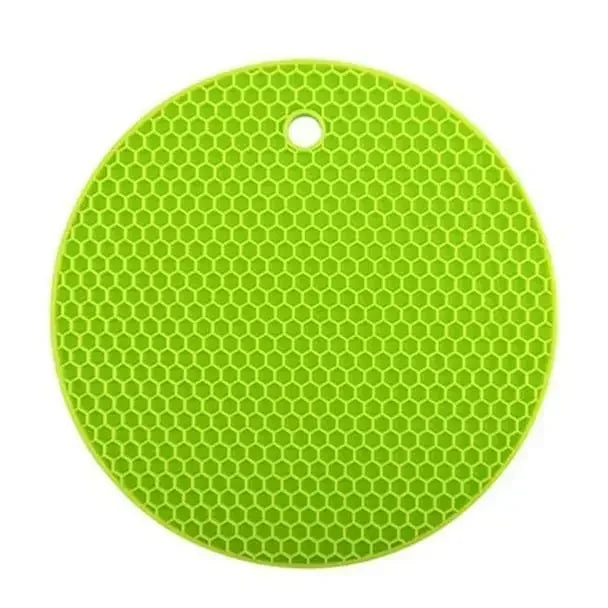 xgnvpy Silicone Mat Coaster Food Grade Non-slip Placemat Table Protection Kitchen Accessory Gadget Round Cup Mat