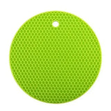 xgnvpy Silicone Mat Coaster Food Grade Non-slip Placemat Table Protection Kitchen Accessory Gadget Round Cup Mat