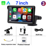HD 7/10.26" QLED Touch Screen Car Radio Multimedia Stereo MP5 WIFI Wireless Carplay Android Auto Mirror Link Camera Head Unit