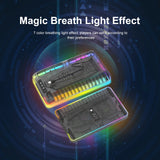 GAMINJA Host Heat Dissipation Base For PS5 With 7 Color Light Effect Headphone Hook Game Disc Storage Rack Handle Charging Stand