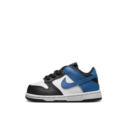 Nike Dunk Sapatos infantis casuais, confortáveis, antiderrapantes, com absorção de choque, resistentes ao desgaste e cano baixo para bebês e crianças
