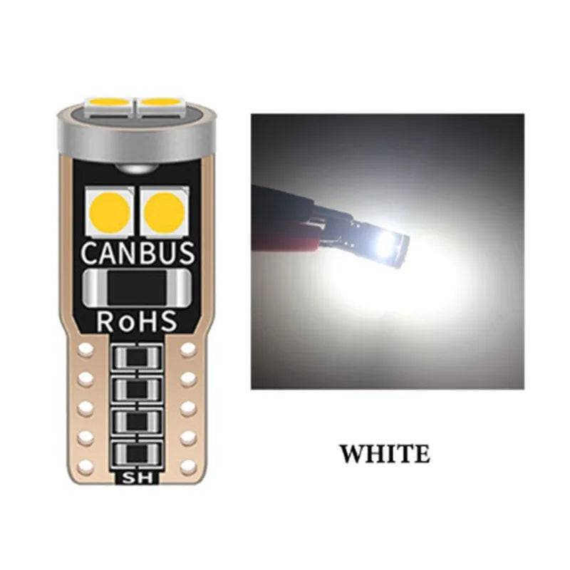 Super Bright LED Canbus Car Interior Reading Dome Lights, Auto Lâmpada de estacionamento, sem erro, T10, W5W, 6SMD, 3030, 2 pcs, 6 pcs, 10pcs