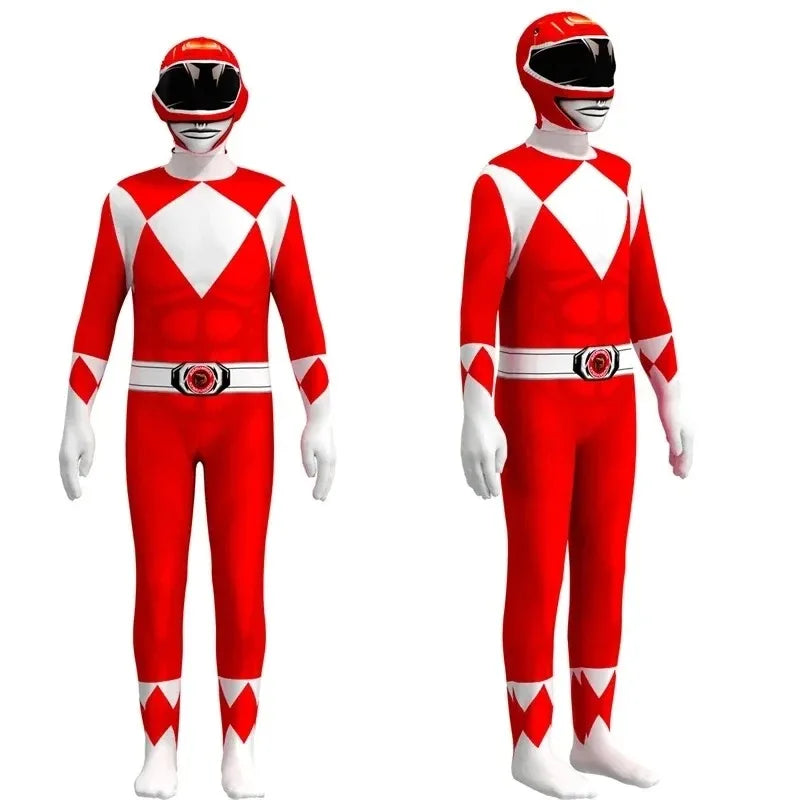Adult Morpher Superhero Samurai Sentai Shinkenger Rangers Cosplay Fancy Dress Halloween Costume Mask for Men Boy