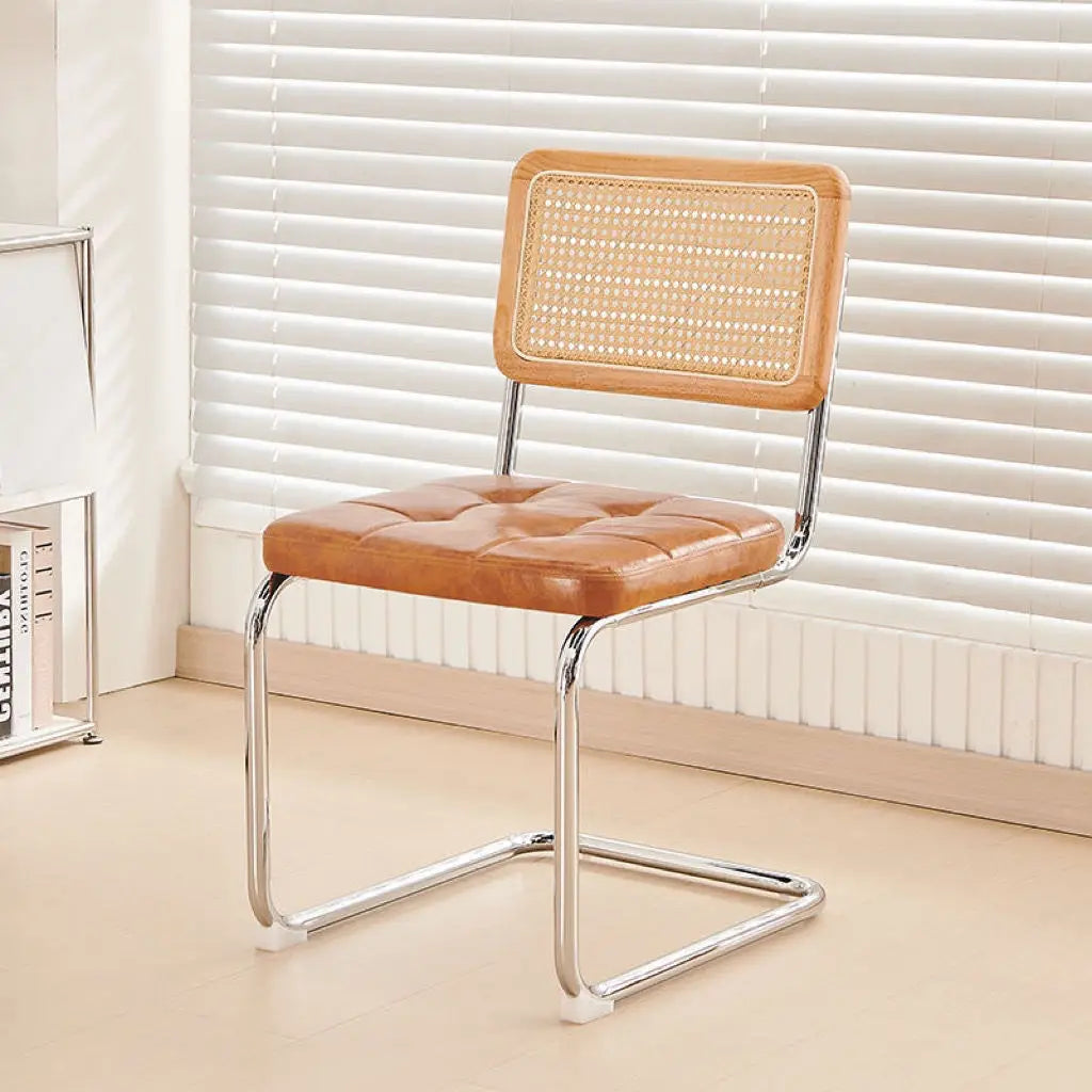 Mid-Century Modern Dining Chairs with Metal Frame, Multiple Styles Leisure chair for Kitchen, Living Room, Office , Muebles
