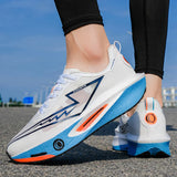 Unisex Sports Running Shoes for Men Women Training Soft Rebound Shock-Absorbing Summer Outdoor Jogging Shoes for Teenagers