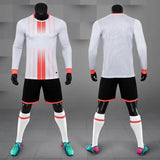 Adult Kid Soccer Jersey Customize Long Sleeved Football Uniform Shirt Futsal Sportswear Training Tracksuit Sports Clothes Outfit