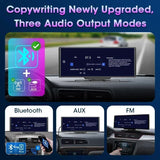 Srnubi 10.26" Dash Cam Rearview Carplay Android Auto 4K DVR Navigation Player Dual Lens Recorder Dashboard WIFI BT