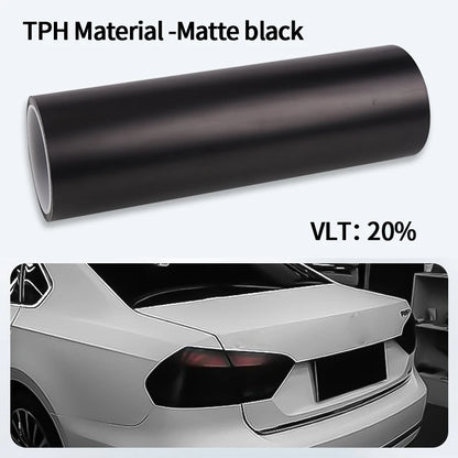 Car Headlight & Taillight & Fog Light Lamp wrap Film Smoke Black TPH PU PPF Protective Film For Car Styling Motorcycle Decorate