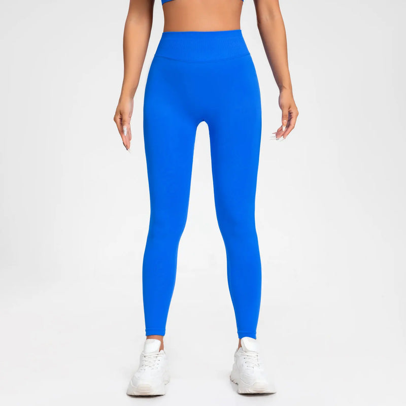 Mallas de impacto NCLAGEN para mujer, pantalones de yoga deportivos sin costuras, banda acanalada baja, ropa de gimnasio, ropa de entrenamiento, mallas ajustadas
