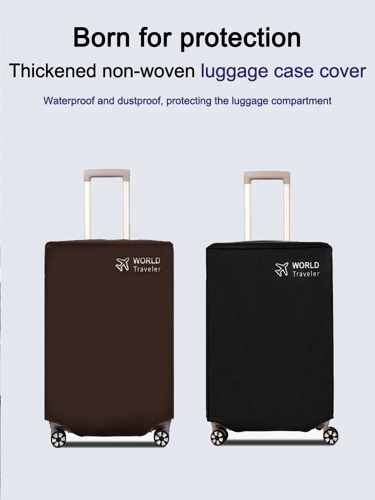 Luggage Compartment Protective Cover Wear Resistant Non Woven Fabric Thickened Dust Cover Durable Travel Case Cover Black Travel