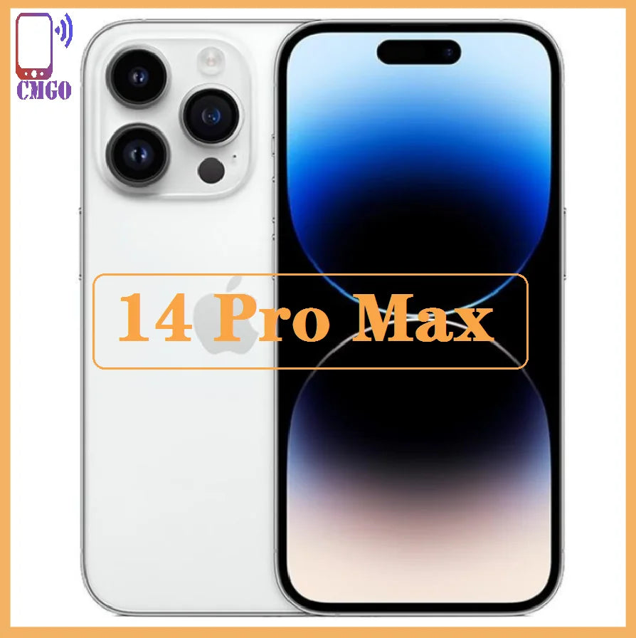 iPhone 14 Pro Max original con 128/256 GB de ROM, 6 GB de RAM, doble eSIM, pantalla OLED Retina de 6,7", Face ID, A15, NFC