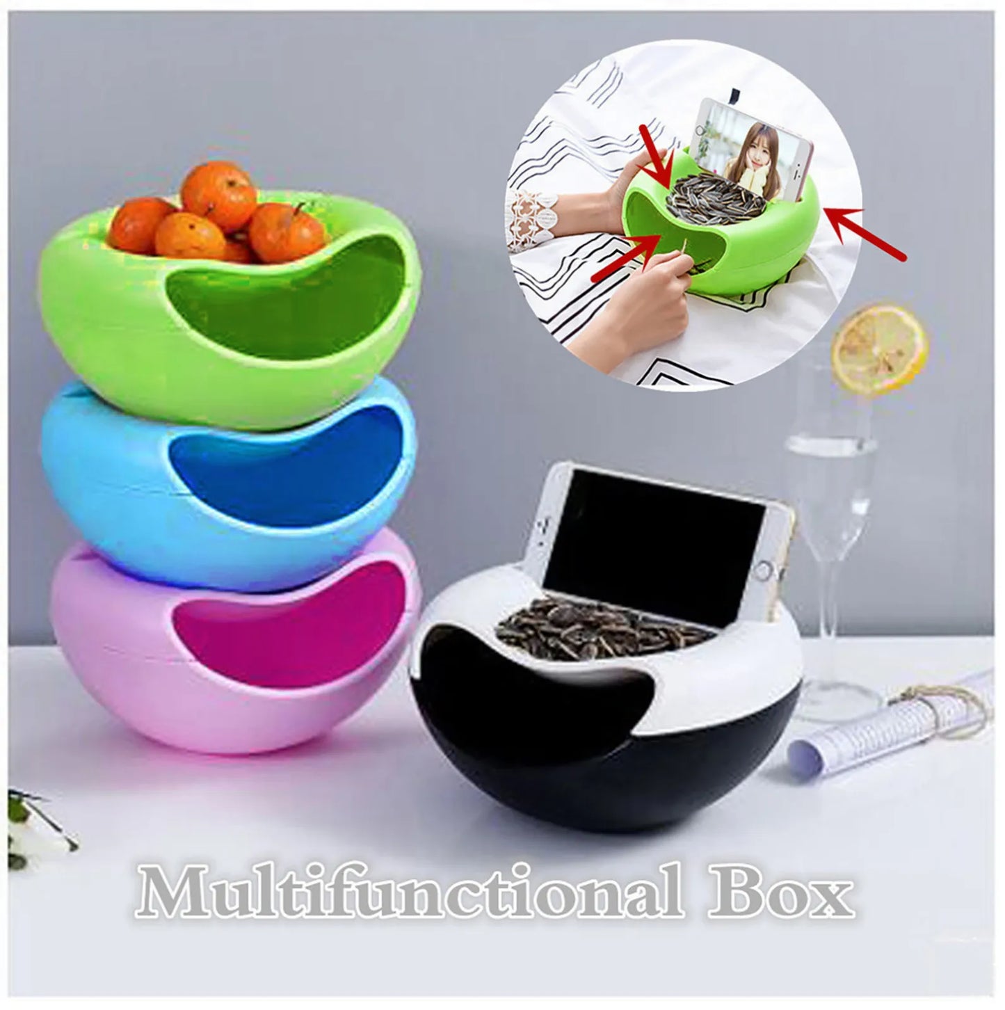 Cuenco con forma creativa, perfecto para guardar en seco.