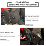 For Honda Africa Twin 1100 CRF Accessories motorcycle Protection sticker for side footstool 3D gel epoxy Resin sticker 2022-2023