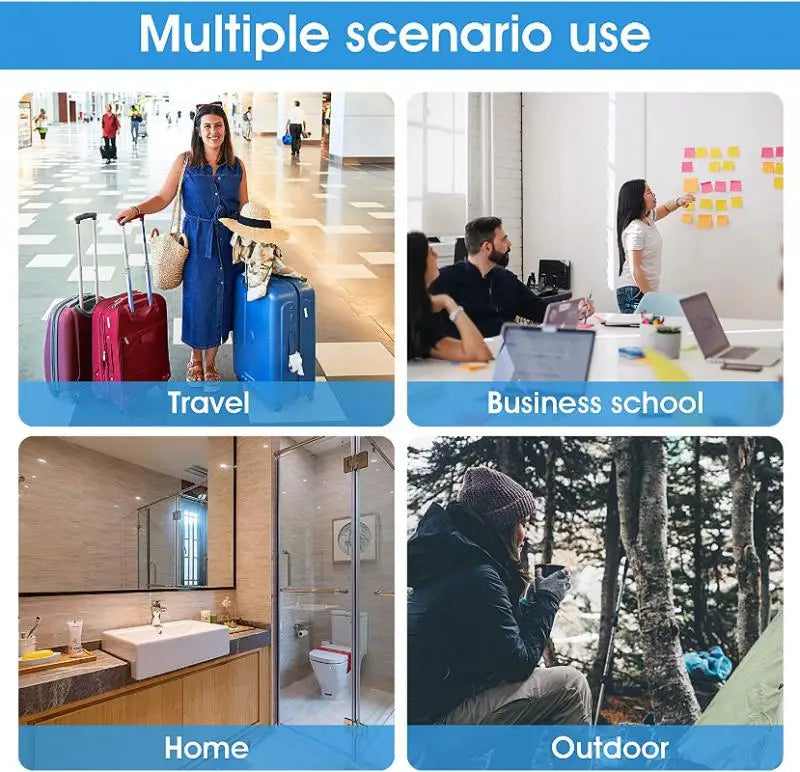 Portátil Toothbrush Head Cover, Travel Cap, Caminhadas, Camping Escova, Cleaner Proteger, Teethbrush Armazenamento, Banheiro Organizador, 5Pcs por Conjunto