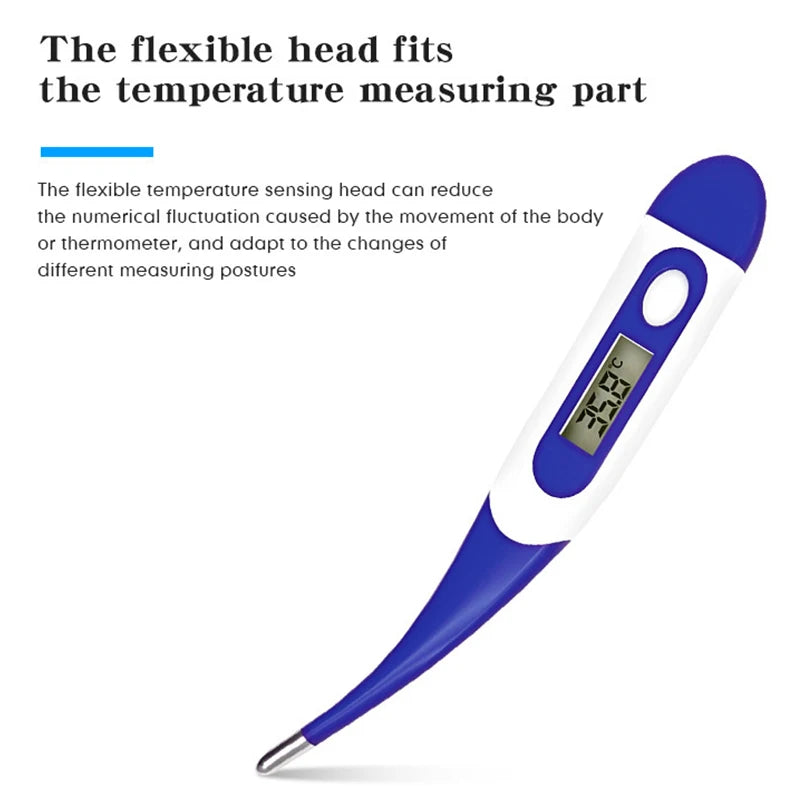 Thermometer Electronic Soft Head Digital Oral Armpit Temperature Measurement Household Adults Children Thermometers for Fever