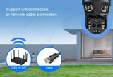 LS VISION 10K Outdoor WiFi Camera 20X Zoom Three Screen CCTV External IP Cam 20MP Security Ai Tracking Video Surveillance Camera