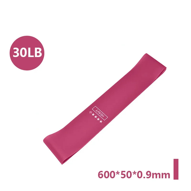 Equipo de entrenamiento de Fitness portátil, bandas de resistencia de goma para Yoga, gimnasio, goma elástica, fuerza, Pilates, Crossfit, deportes de peso para mujeres