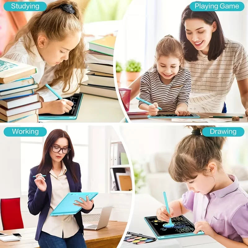 Tablet de Desenho LCD de 8,5 Polegadas – Lousa Eletrônica de Escrita e Desenho – Portátil – Brinquedo Educativo e Presente para Crianças
