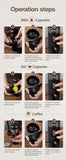 HiBREW Portable Coffee Machine for Car & Home, DC12V Espresso Coffee Maker Fit Nespresso Dolce Pod Capsule Coffee Powder H4A