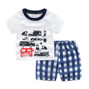 Mickey Mouse Summer T-shirt Shorts Children's Short Sleeve Set Cotton Tees Tracksuits Boys Girls Clothes Casual Two Piece