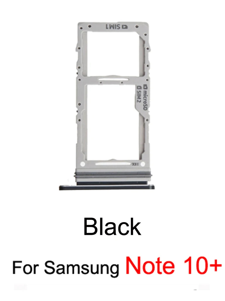 SIM Card Tray Slot For Samsung Note 10 Plus 10+ 5G Galaxy Note 10+ Phone SIM Chip Micro SD Card Tray Holder Adapter