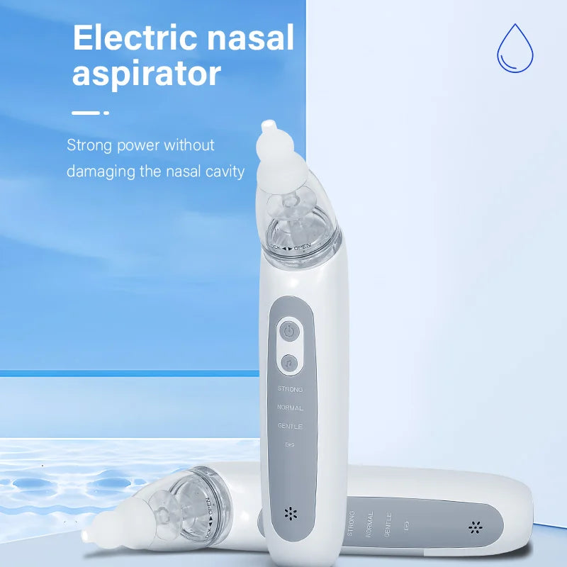 2025 New Pattern Baby Electric Nasal Aspirator, Charging Version, Newborn Baby Nasal Aspirator Sucks Out Mucus to Prevent Nasal Congestion