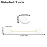 4/20pc Instant Invisible Face Stickers Neck Eye Double Chin Lift V Shape Refill Tapes Thin Makeup Facelifting Patch AdhesivesBan