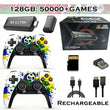 X8 Super 4K HD Game Stick 128GB 50000 Retro Games Dual 2.4G Wireless Controller Portable Plug & Play TV Game Console