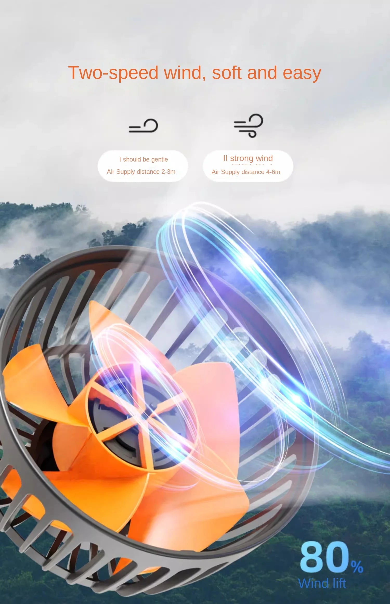 Car Fan 360° Adjustable 3 Head Air Fan Automotive Electric Fan USB/12V/24V Fan 2 Speeds Car Silent Fan For Home Desk Office&amp;Car