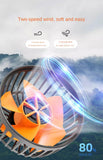 Car Fan 360° Adjustable 3 Head Air Fan Automotive Electric Fan USB/12V/24V Fan 2 Speeds Car Silent Fan For Home Desk Office&amp;Car