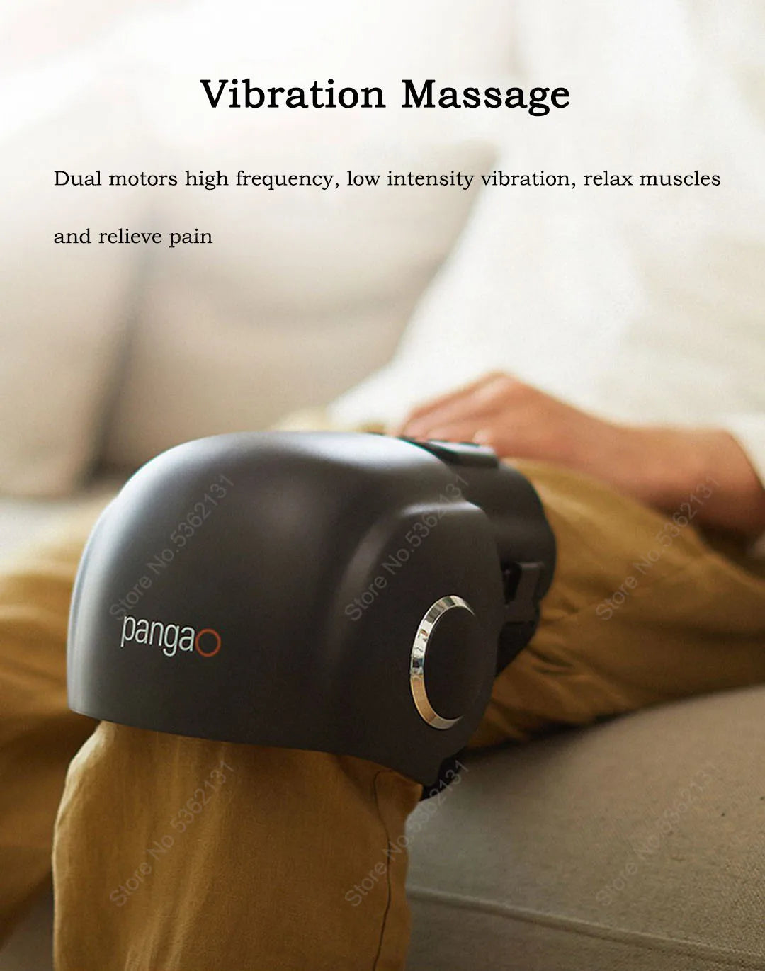 Masajeador de rodillas inteligente Youpin Pangao, masaje de presión de aire, calefacción por infrarrojos, vibración, instrumento de fisioterapia para aliviar el dolor.